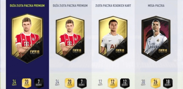 Najbardziej opłacalne paczki FUT